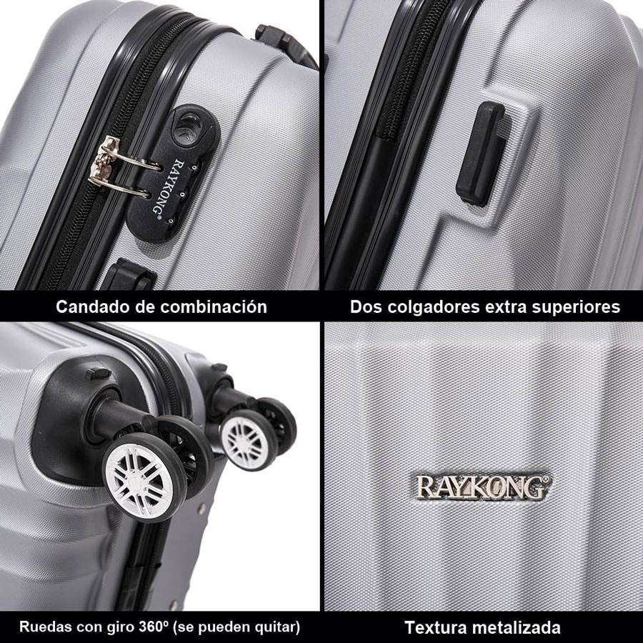 raykong maleta de cabina detalles